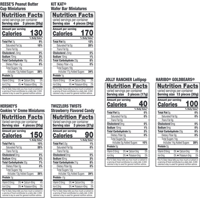 Image of Hershey Assorted, Halloween Candy Bulk Variety Bag, 98.54 oz (330 Pieces) Packaging