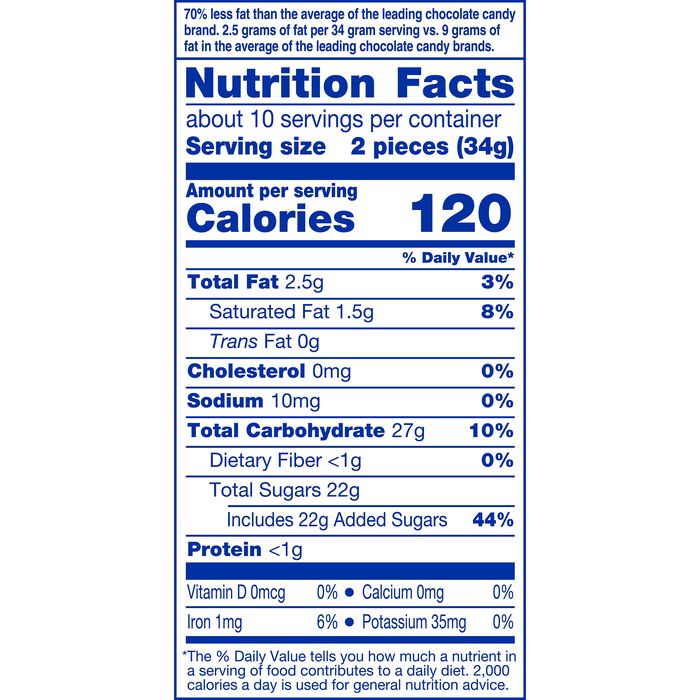 Image of YORK Dark Chocolate Snack Size Peppermint Patties, Individually Wrapped Candy Bag, 11.4 oz Packaging