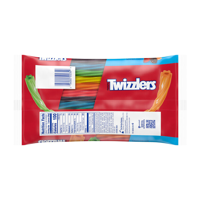 Image of TWIZZLERS Rainbow Twists 12.4oz Candy Bag Packaging