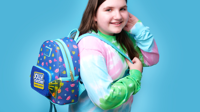 Image of Jolly Rancher Loungefly Mini Backpack Packaging