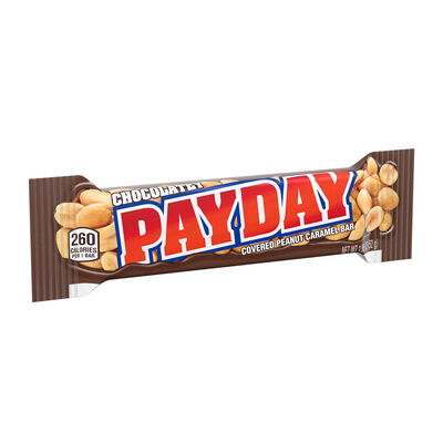 PAYDAY Milk Chocolate Peanut Caramel Standard Size 1.85oz Candy Bar