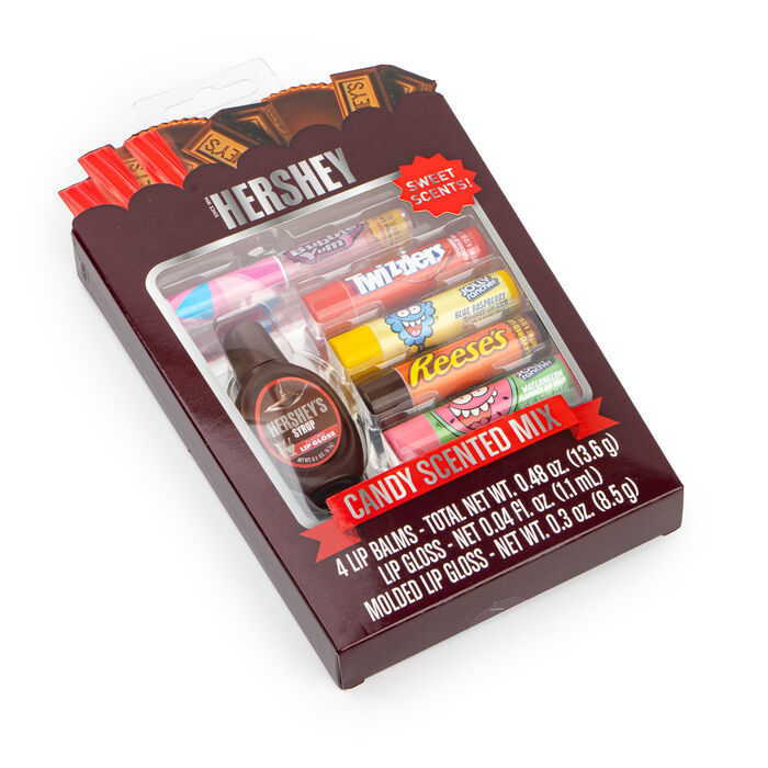 Image of HERSHEY’S Assorted Lip Balm & Gloss Set Packaging