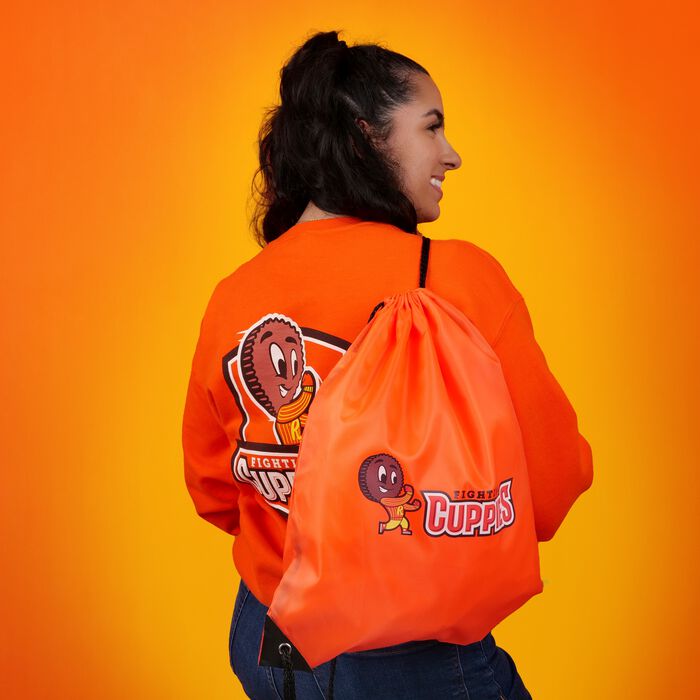 Image of REESE'S University Fighting Cuppies Drawstring Back Sack Packaging