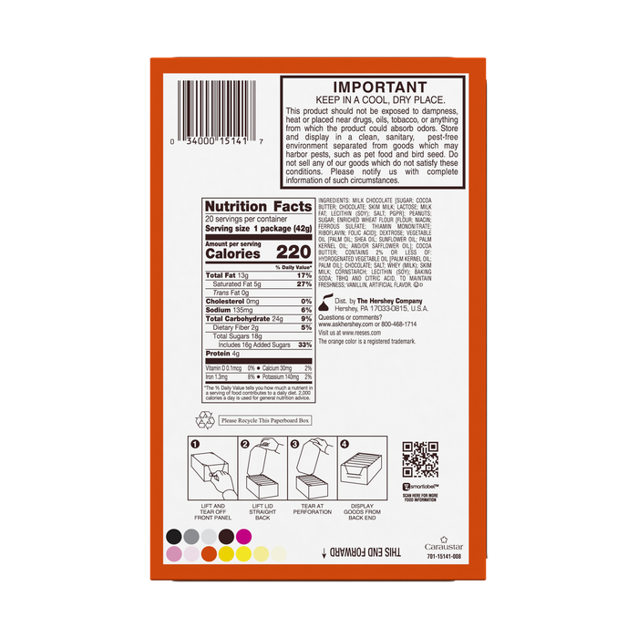 Image of REESE'S STICKS Standard Bar Packaging