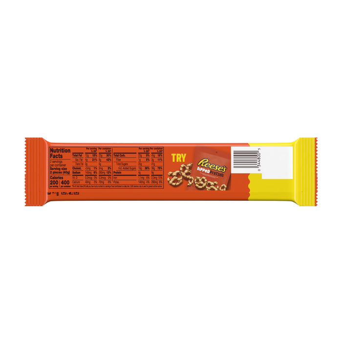 Image of REESE'S Milk Chocolate King Size Peanut Butter Cups, 2.8 oz Packaging