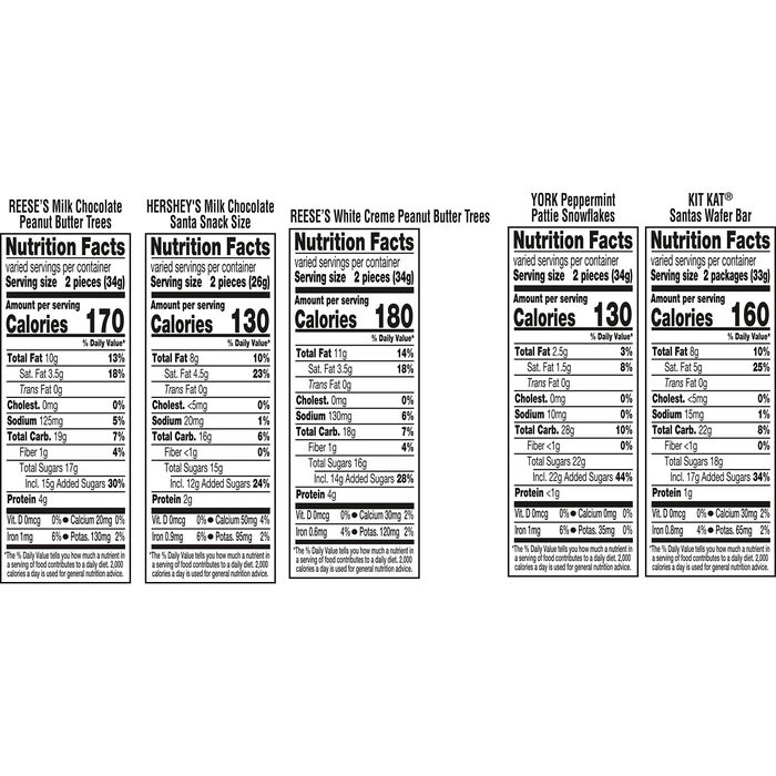 Image of Hershey Assorted Flavors Christmas Candy Bulk Bag, 32.45 oz Packaging