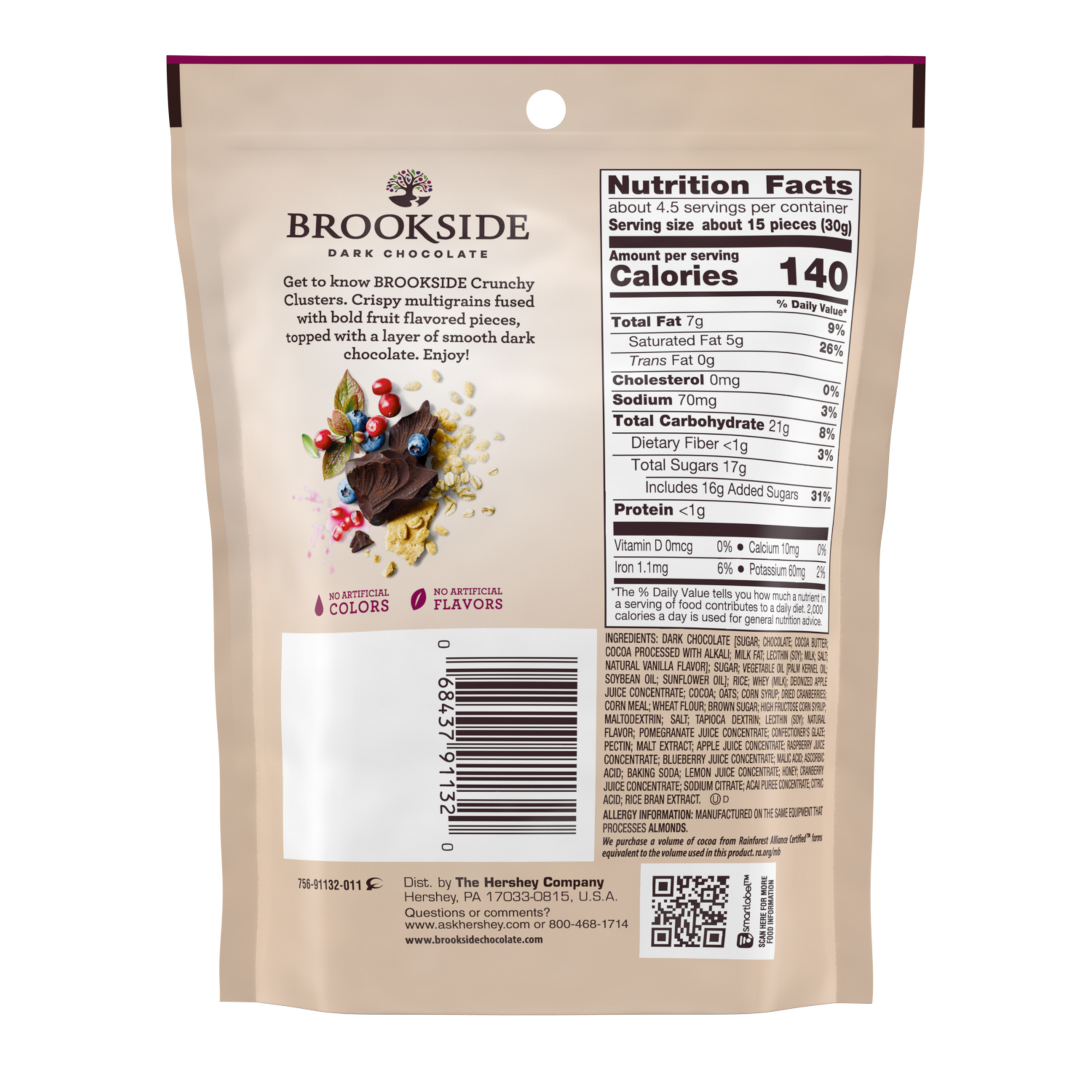brookside crunchy clusters
