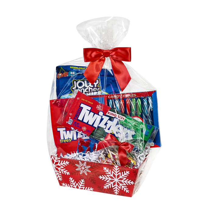 Image of TWIZZLERS and JOLLY RANCHER Assorted Holiday Gift Basket, 37.38 oz Candy Packaging