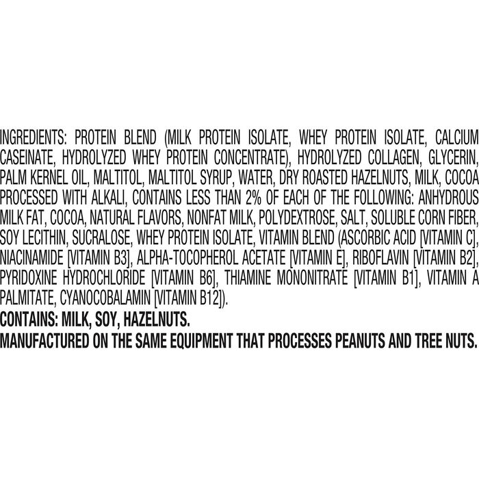 Image of FULFIL Chocolate Hazelnut Flavored Protein Bars, 1.41 oz (12 Count) Packaging