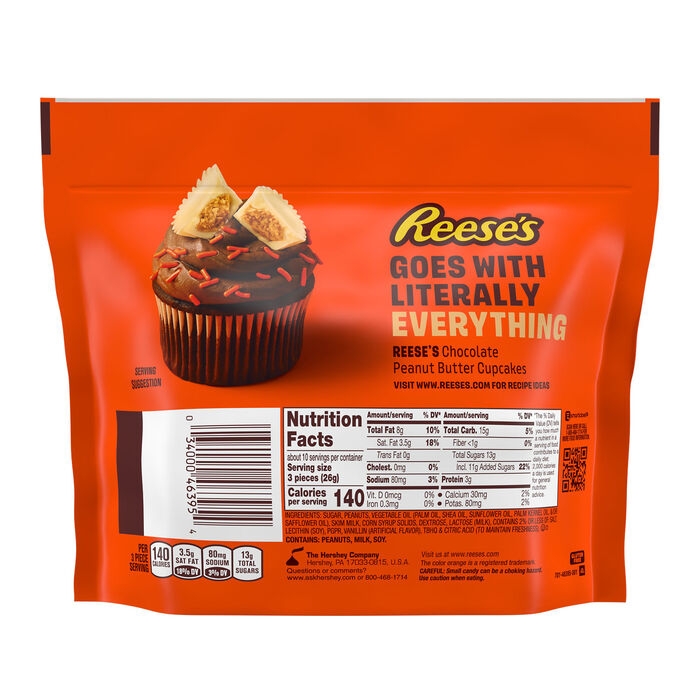 Image of REESE'S Miniatures White Creme Peanut Butter Cups Candy Share Pack, 9.6 oz Packaging