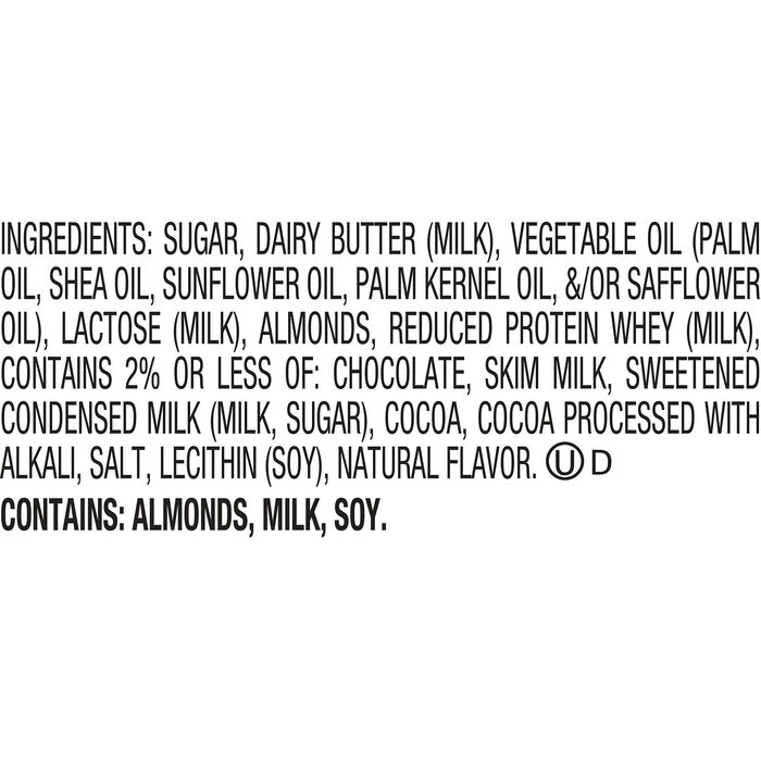 Image of SKOR Crisp Butter Toffee Chocolate Candy Bar Standard Size 1.4oz Candy Bar Packaging