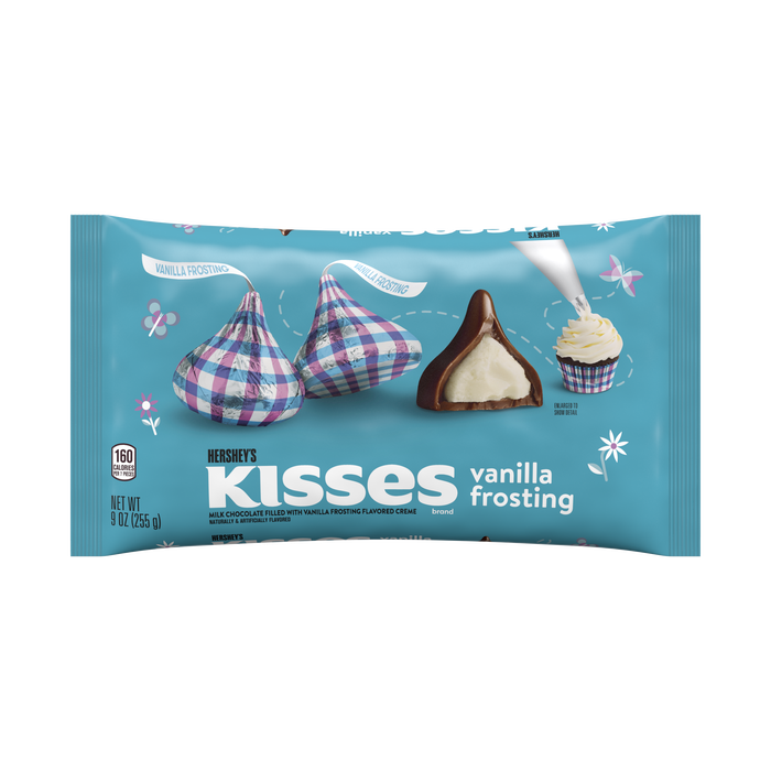 Image of Easter Kisses Milk Chocolate Vanilla Creme Bag 9 oz. Packaging