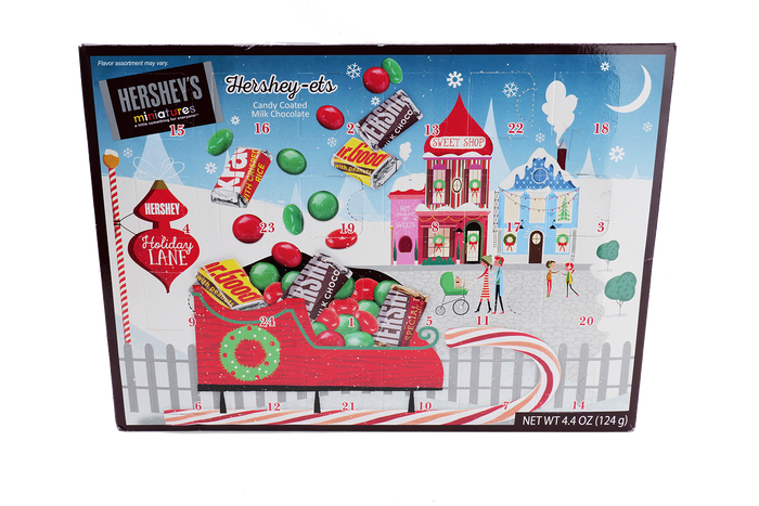 Image of HERSHEY'S Milk Chocolates Holiday Advent Calendar Packaging