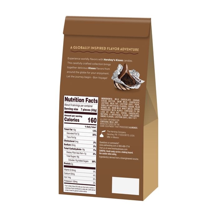 Image of HERSHEY'S KISSES Moka Flavored Kisses, 10oz Pouch Packaging