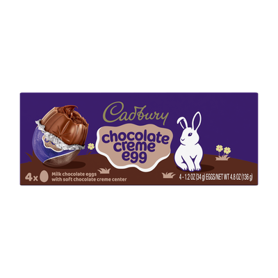 Easter CADBURY Chocolate Creme Egg 4-Pack 4.8oz.