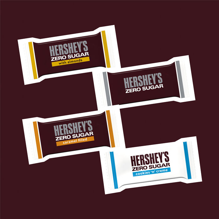 Image of HERSHEY'S Zero Sugar Assorted Candy Bag, 15 oz Packaging