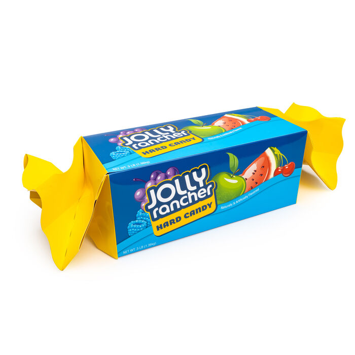 Image of JOLLY RANCHER World's Largest Novelty Packaged Hard Candy Filled Box, 3lb Packaging