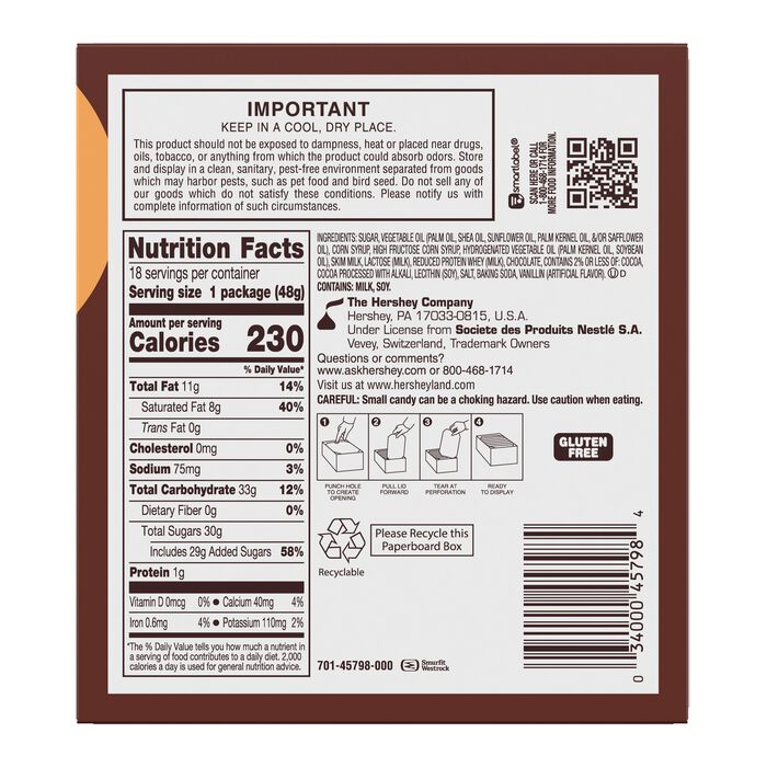 Image of ROLO&reg; Rich Chocolate Caramels Candy Rolls, 1.7 oz (18 Count) Packaging