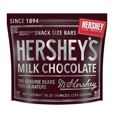 Vintage-Inspired HERSHEY&rsquo;S Milk Chocolate Snack-Sized Bars (10.35oz)