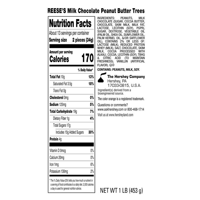Image of Holiday REESE'S Peanut Butter Trees Gift Box Packaging