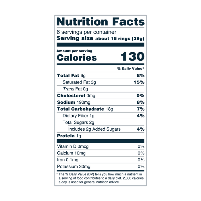 Image of LesserEvil Moonions Interglactic Onion 6oz Packaging