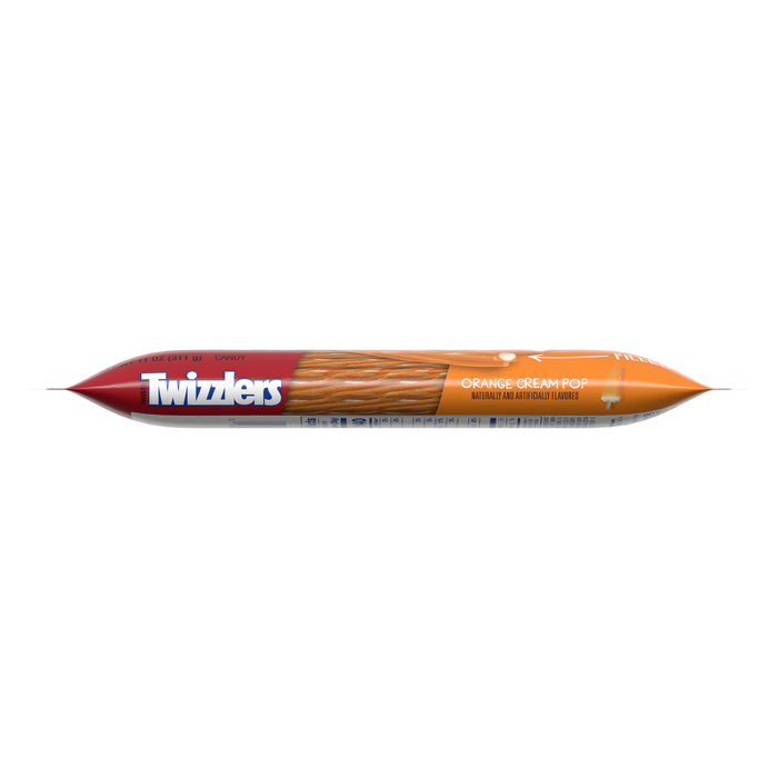 Image of TWIZZLERS Orange Cream Pop Packaging