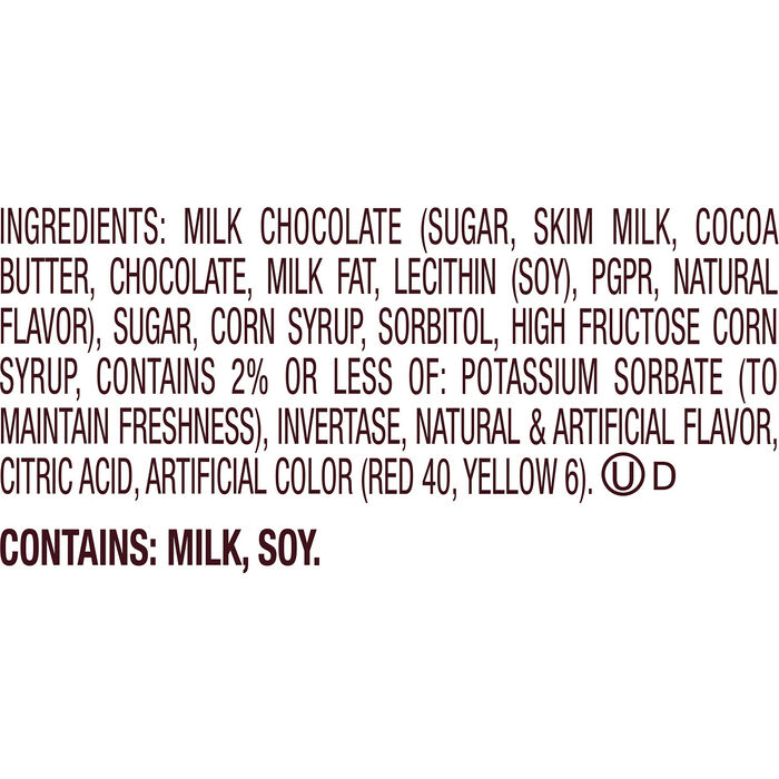 Image of HERSHEY'S KISSES Cherry Cordial Flavored Milk Chocolate, Christmas , Candy Bag, 9 oz Packaging