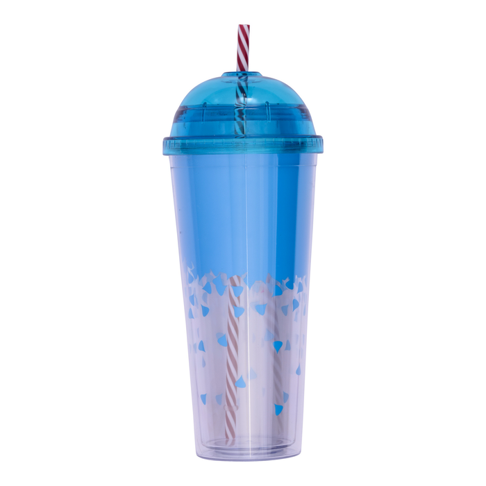 plastic tumbler cups with straws