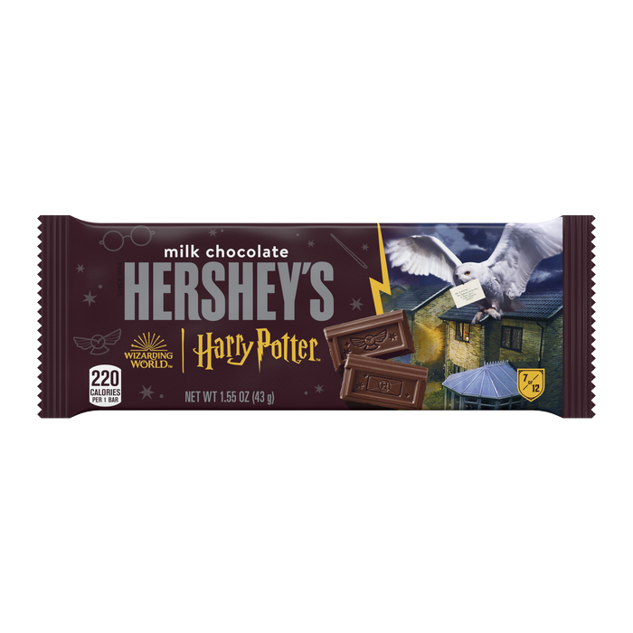 Image of HERSHEY'S Milk Chocolate Harry Potter™ Halloween Candy Bars, 1.55 oz (36 Count) Packaging