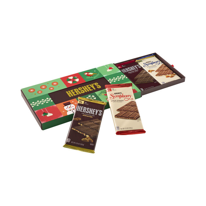 Image of HERSHEY&rsquo;S Holiday XL Chocolate Bar Gift Set&nbsp; Packaging