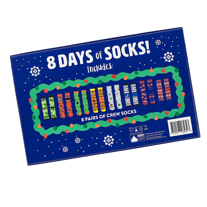 Image of 8 Days of Socks Holiday Gift Set Packaging