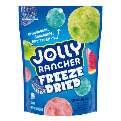 JOLLY RANCHER Freeze Dried Original Fruit Flavored Candy  Bag, 3.1 oz