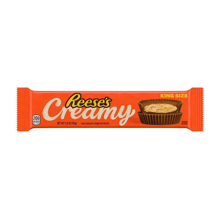 Image of REESE'S Creamy Milk Chocolate Peanut Butter Cups King Size 2.8oz Packaging