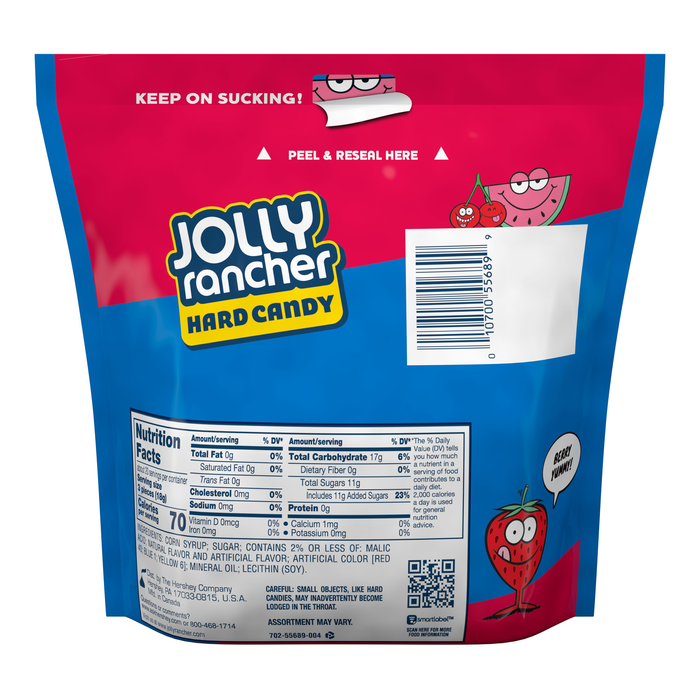 Image of JOLLY RANCHER Awesome Reds Candy 13 oz. pouch Packaging