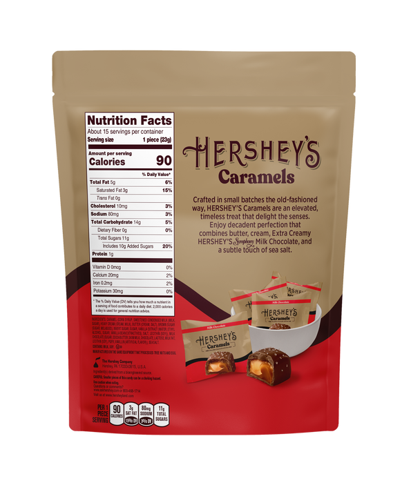 Image of HERSHEY&rsquo;S Caramels Candy Bag, 12 oz Packaging