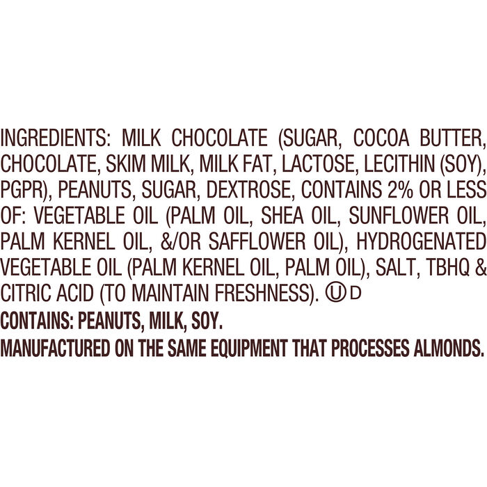 Image of REESE'S Milk Chocolate Peanut Butter Creme Santas, Christmas Candy Bag, 9.1 oz Packaging