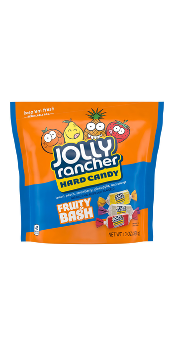 Image of JOLLY RANCHER Fruity Bash Candy 13 oz. pouch Packaging