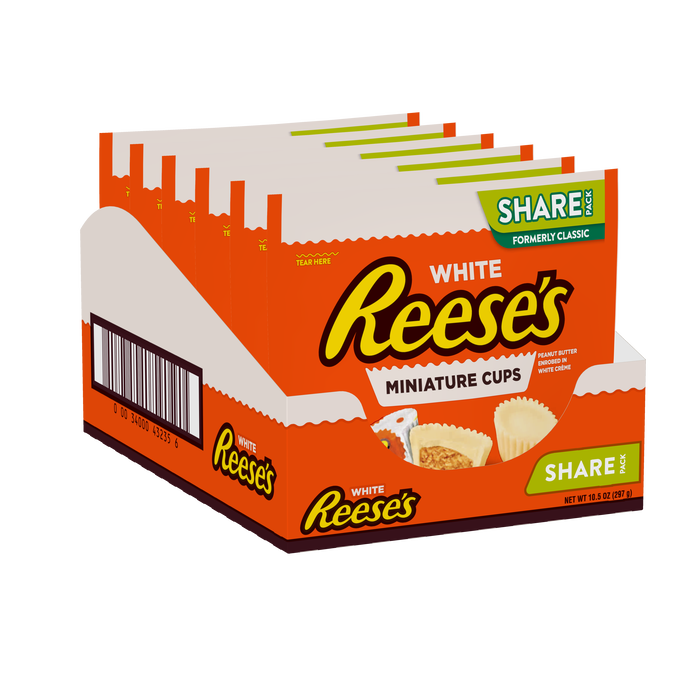 Image of REESE'S White Peanut Butter Cups Miniatures Packaging