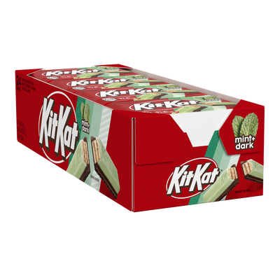 KIT KAT® DUOS Dark Chocolate and Mint Wafer Candy Bars, 1.5 oz (24 Count)