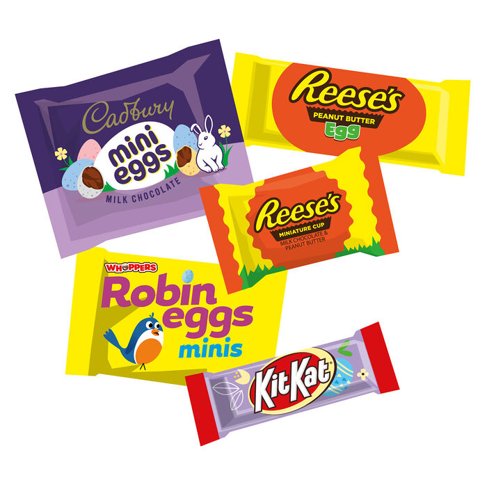 Image of Hershey Assorted Flavored, Easter  Candy  Variety Bag, 32.3 oz  (75 Pieces) Packaging