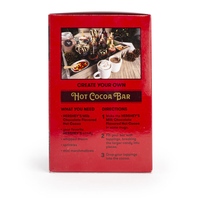 Image of HERSHEY'S Milk Chocolate Hot Cocoa Mix, 0.88oz (6 Count) Packaging