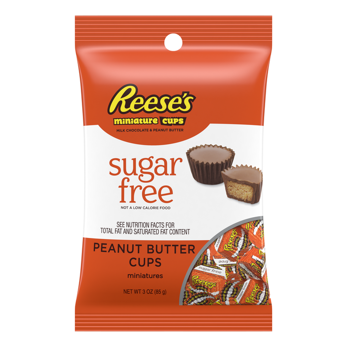 Image of REESE'S Sugar Free Peanut Butter Cup Miniatures Packaging