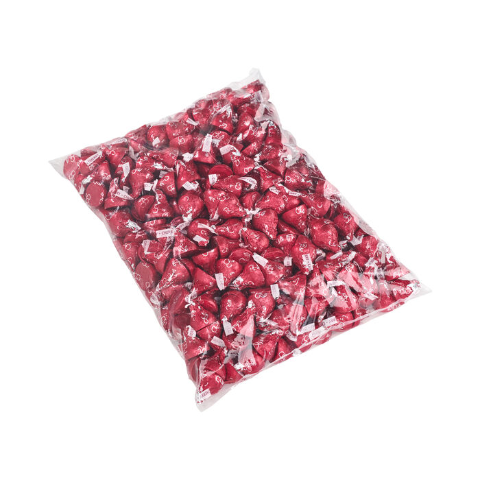 Image of HERSHEY&rsquo;S KISSES Cherry Cordial Candy, Bulk Bag (60oz) Packaging