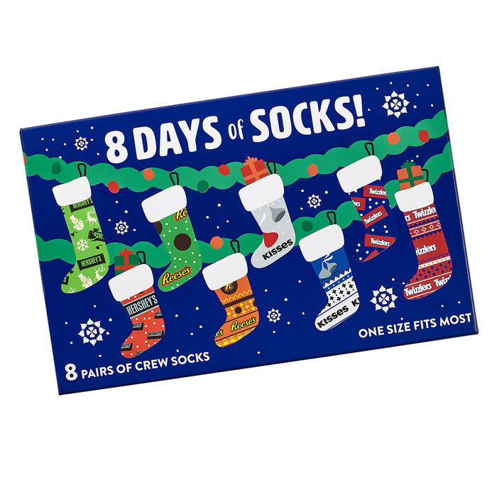 Image of 8 Days of Socks Holiday Gift Set Packaging