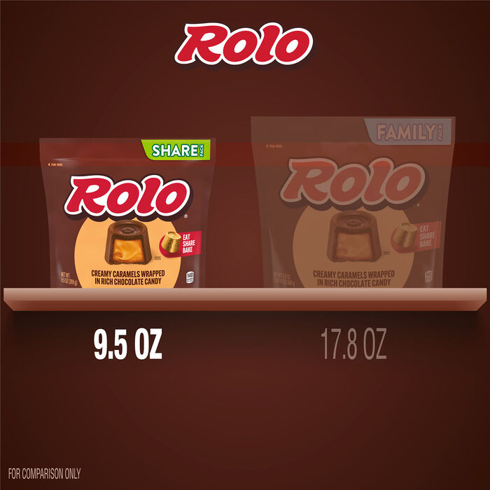 Image of ROLO&reg; Rich Chocolate Caramels Candy Share Pack, 9.5 oz Packaging