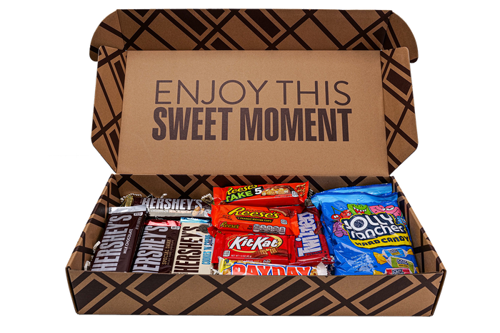 Image of HERSHEY’S FAVORITES Care Package Packaging