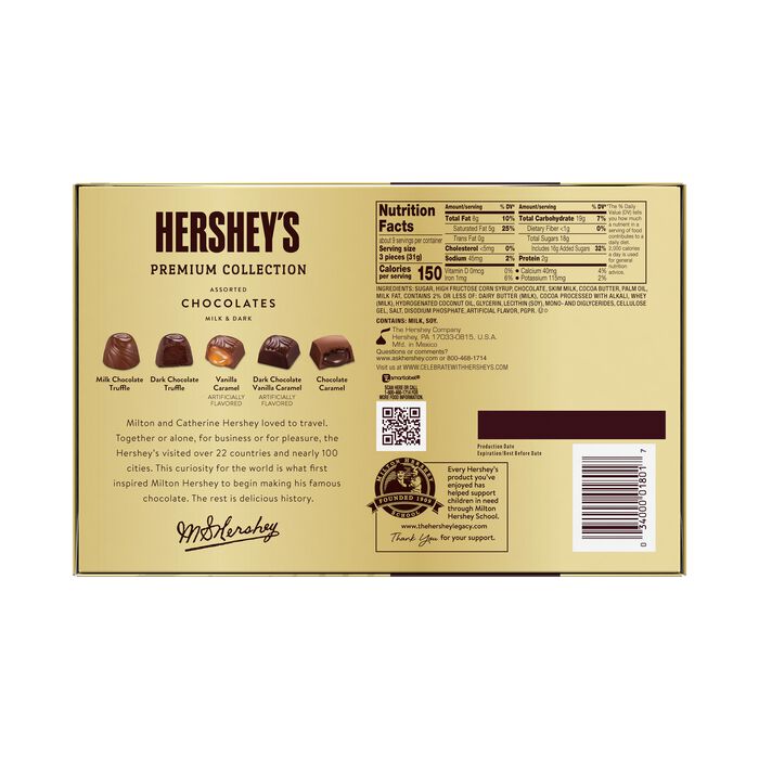 Image of HERSHEY’S POT OF GOLD Premium Assorted Chocolates, 10oz Gift Box Packaging