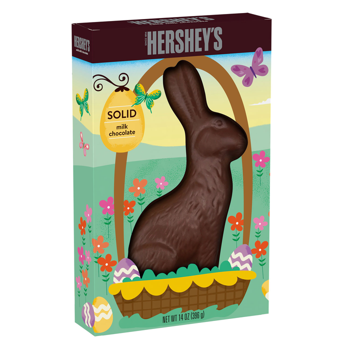 Image of HERSHEY'S Large Milk Chocolate Bunny, 14 oz. [1 pack] Packaging