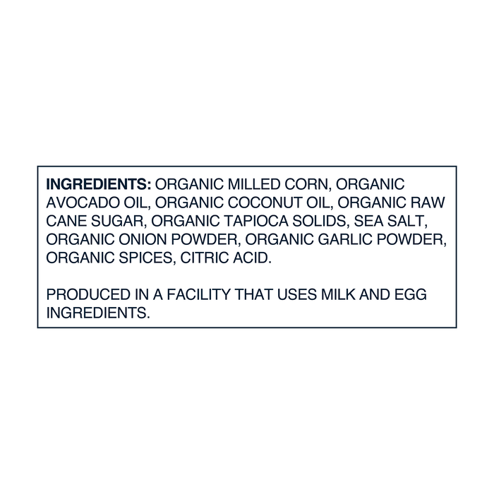 Image of LesserEvil Moonions Interglactic Onion 6oz Packaging