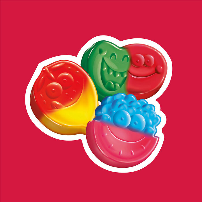 Image of JOLLY RANCHER Gummies Misfits 2-in-1 Fruit Flavored Candy  Bag, 13 oz Packaging